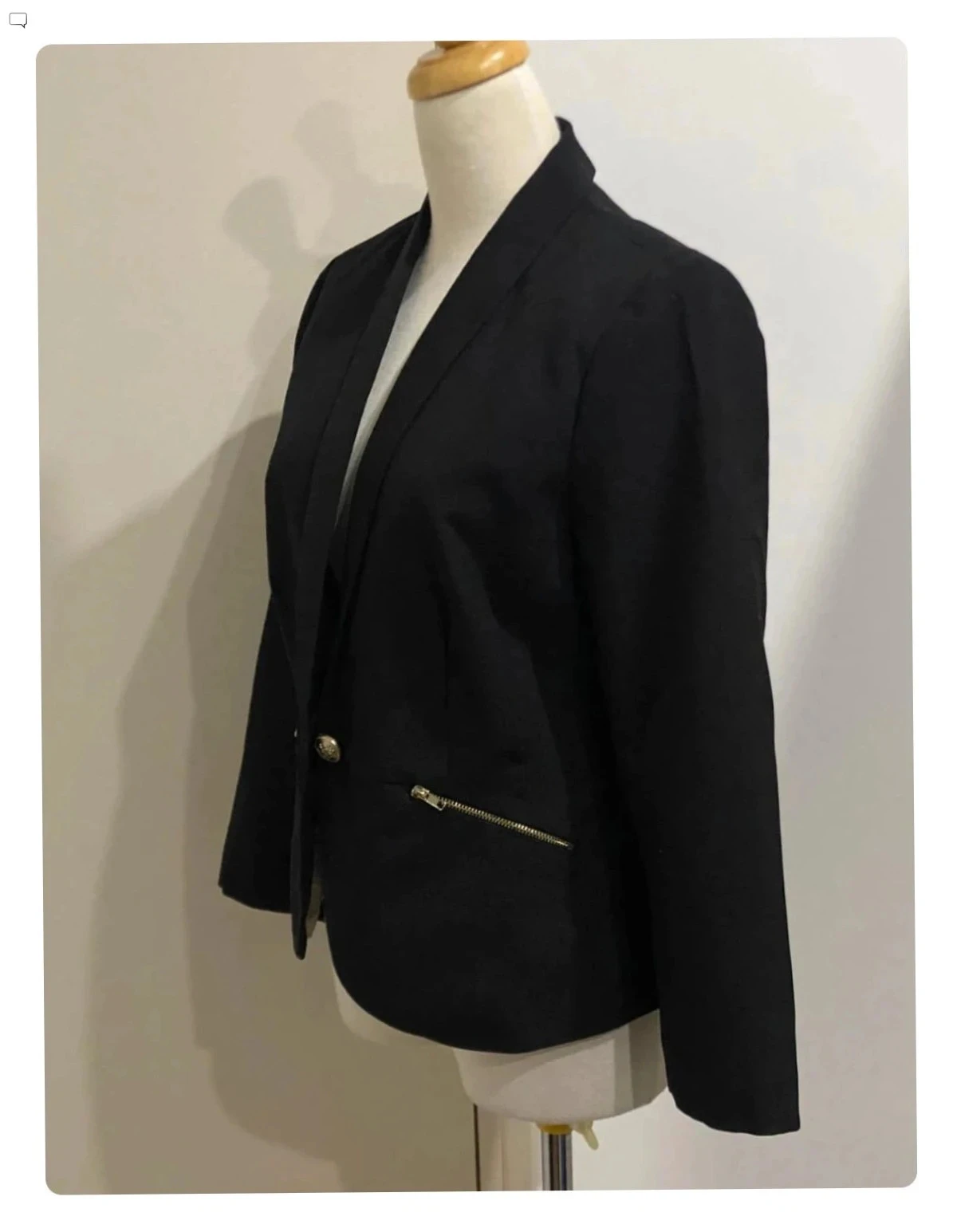 Blazer negro ceñido Talla M - La Redoute Création – photo 2